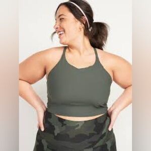 Old Navy Active Power soft XL Green Strappy Tank Top